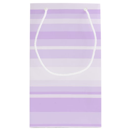 Lilac Streifen Kleine Geschenktüte (Rückseite)