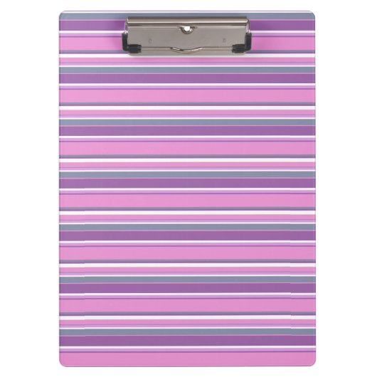 Lilac Streifen Klemmbrett (Vorderseite)