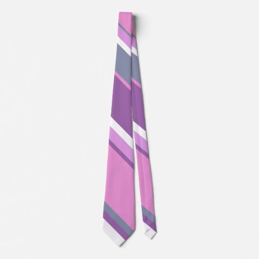 Lilac Streifen Krawatte (Vorderseite)