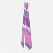 Lilac Streifen Krawatte (Rückseite)