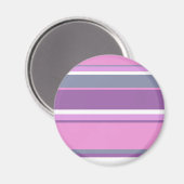 Lilac Streifen Magnet (Vorderseite/Rückseite)