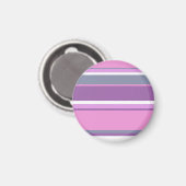 Lilac Streifen Magnet (Vorderseite/Rückseite)