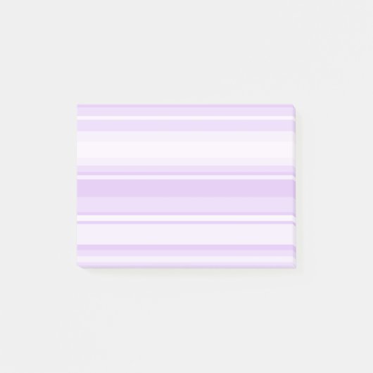 Lilac Streifen Post-it Klebezettel (Vorderseite)