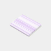 Lilac Streifen Post-it Klebezettel (angewinkelt)