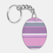 Lilac Streifen Schlüsselanhänger (Vorderseite links)