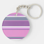 Lilac Streifen Schlüsselanhänger (Rückseite)