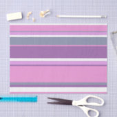 Lilac Streifen Seidenpapier (Handwerk)