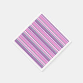 Lilac Streifen Serviette (Ecke)
