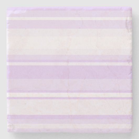 Lilac Streifen Steinuntersetzer (Vorderseite)