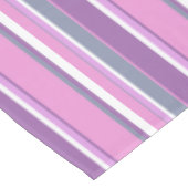 Lilac Streifen Tischdecke (Schrägansicht)