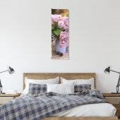 Lilac Stretched Canvas Print Leinwanddruck (Insitu (Schlafzimmer))