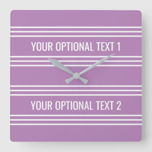 Lilac Stripes Uhr