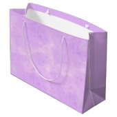 Lilac Sunflower Mother's Day Große Geschenktasche Geschenktüte (Rückseite Schrägansicht)