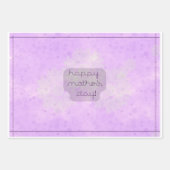 Lilac Sunflower Mother's Day Wrapping Paper Set Geschenkpapier Set (Vorderseite 3)