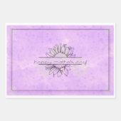 Lilac Sunflower Mother's Day Wrapping Paper Set Geschenkpapier Set (Vorderseite)