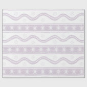 Lilac Swirlstripes Geschenkpapier (Flach)