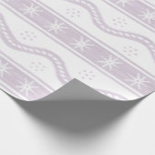 Lilac Swirlstripes Geschenkpapier (Ecke)