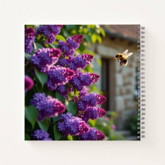 Lilac Symbolism Notizblock (Rückseite)