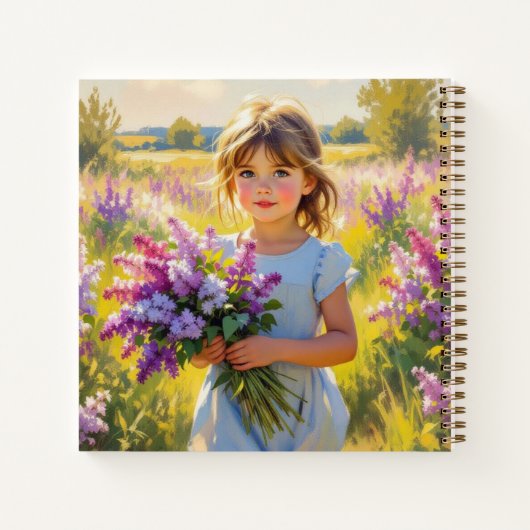 Lilac Symbolism Notizblock (Rückseite)