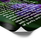 Lilac Symbolism Poster (Ecke)