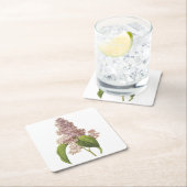 lilac(Syringa sp) von Redouté Rechteckiger Pappuntersetzer (Vor Ort)