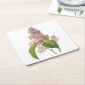 lilac(Syringa sp) von Redouté Rechteckiger Pappuntersetzer (angewinkelt)