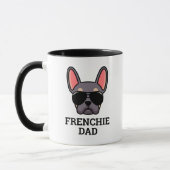 Lilac Tan French Bulldog Frenchie Dog Vater Tasse (Links)
