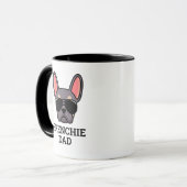 Lilac Tan French Bulldog Frenchie Dog Vater Tasse (Vorderseite Links)