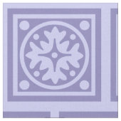 Lilac Tile Design Fabric Stoff (Nahaufnahme)