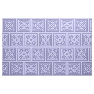 Lilac Tile Design Fabric Stoff