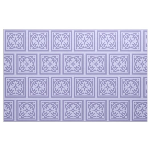 Lilac Tile Design Fabric Stoff (Fat Quarter (45,7 x 55,9 cm))