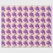 Lilac Tones Geschenkpapier (Flach)