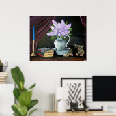 Lilac Tranquility Poster (Heimbüro)