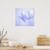 Lilac Tulip Live, Lachen, Liebe Poster (Küche)