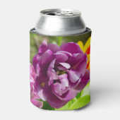 Lilac tulips an einem sonnigen Tag Dosenkühler (Kanne Vorderseite)
