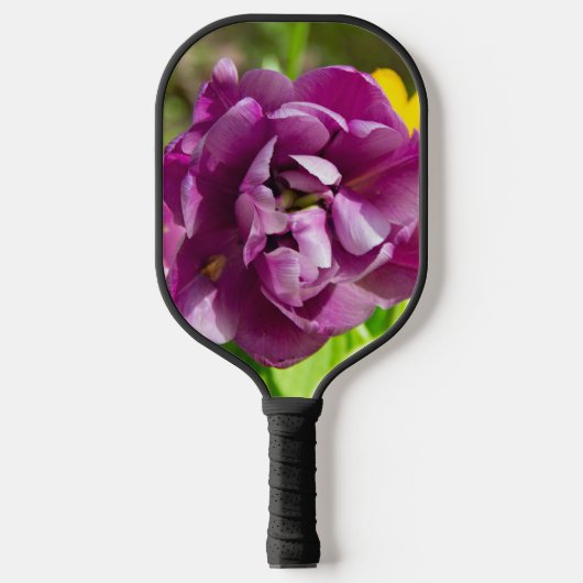 Lilac tulips an einem sonnigen Tag Pickleball Schläger (Vorderseite)