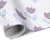 Lilac tulips Packpapier (Rolleneckpunkt)