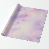 Lilac Twilight: Wasserfarbenverzauberung Winter Geschenkpapier (Ungerollt)