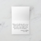 Lilac und Earthy Sage Dankeskarte (Innenseite)