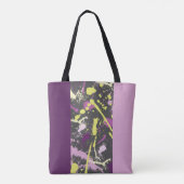 Lilac und Eggplant Chic Tasche (Rückseite)