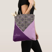 Lilac und Eggplant Chic Tasche (Von Nahem)