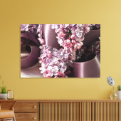 Lilac- und Flachbandbahnen Leinwanddruck (Insitu (Wohnzimmer))