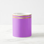 Lilac und Gold Rimmed Coffee Tasse (Mittel)