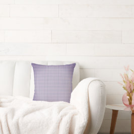 Lilac und Lavender Lila Karierte Weave Throw Kisse Kissen