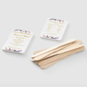 Lilac und Lavender Vineyard Fächer (Non-assembled)