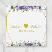 Lilac und Lavender Vineyard Geschenkanhänger (Rückseite)