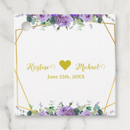 Lilac und Lavender Vineyard Geschenkanhänger