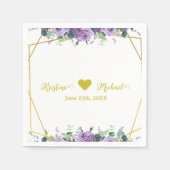 Lilac und Lavender Vineyard Serviette (Vorderseite)