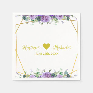 Lilac und Lavender Vineyard Serviette