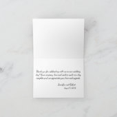 Lilac und Light Sage Danke Karte (Innenseite)